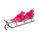  Duo Skyline twin tandem sanie cu spatar pentru copii, solida, usoara PL