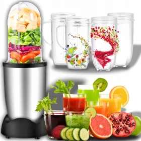    Blender cu pahare Retoo E606 blender cu pahare 250 W argintiu/gri