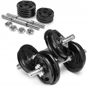  Haltere reglabile din fontă AbarQs 2x 10 kg