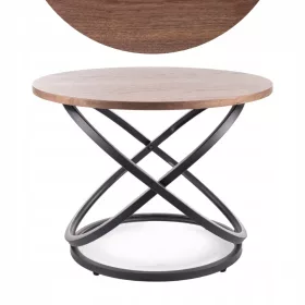  Masuta de cafea Signal Mese rotunde 60 x 60 x 45cm nuc