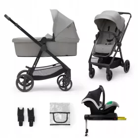    NOU Carucior multifunctional 4in1 pentru bebelusi cu scaun MINK PRO Kinderkraft