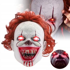    MASCA DE CLOWN HORROR MASCA INFERIANTA PERFECTA PENTRU COSPLAY DE HALLOWEEN