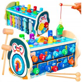   PENGUIN 7in1 CUMPER FISHING PERSOANĂ EDUCAȚIONALĂ MONTESSORI SORTER