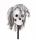  BLESTEMAT! Craniu cu par Decoratiuni ornamentale de Halloween CU TIBA