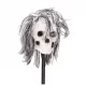  BLESTEMAT! Craniu cu par Decoratiuni ornamentale de Halloween CU TIBA