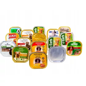  Hrana pentru caini, tava, PATES 300G MIX 18x300G