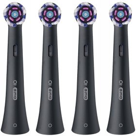    4x CAP ORIGINAL ORAL-B iO RADIANT NEGRU ELECTRIC PERIUȚA DE DINȚI