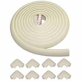    BANDA DE SPUMA PROTECTORA MARCHII SI COLTURI 5 metri alb + 8 colturi