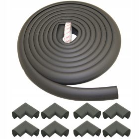    BANDA DE SPUMA PROTECTORA MARCHII SI COLTURI 5 metri neagra + 8 colturi