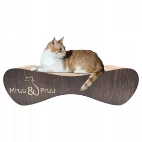    Stâlp de zgarietură joasă, pat de zgâriere Mruu&Pruu până la 60 cm MARO