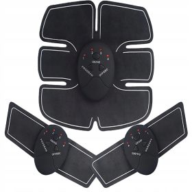    3x Electrostimulator Abdomen Spate Brate Coapse Picioare Gât Fese TENS EMS