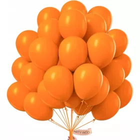    BALoane portocalii SET BALoane BALoane HALLOWEEN MARI 12" x100