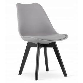  Scaun MARK - picioare gri/negru x 4