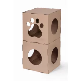    Cutie+animale de companie nuanțe de maro, pătrat, 36 cm x 36 cm x 36 cm