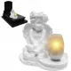 Figurină Decorativă Înger cu Lampă Solară pentru Mormânt sau Grădină
