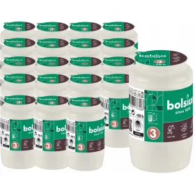   Rezerve pentru lampioane Bolsius Compo RC3 - ardere de 50 de ore - pachet de 20 bucăți