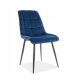  Scaun Signal, catifea, nuante de albastru, 1 buc.