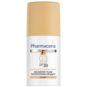   Fluid de Ten Pharmaceris F cu Acoperire Intensă SPF 20 Bronze 03 - 30 ml