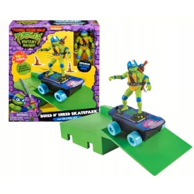  Set de figurine TEENAGE TURTLES LEONARDO pentru skatepark
