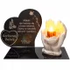 Lumânare Comemorativă pentru Morminte - Eleganță și Personalizare