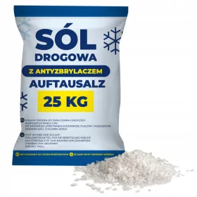    SARE DE Drum CU AGENT ANTIAGIGURARE 25 KG CLORURĂ DE SODIU ANTIGHAȚĂ PENTRU GHEAZĂ ȘI ZĂPADA
