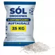  SARE DE Drum CU AGENT ANTIAGIGURARE 25 KG CLORURĂ DE SODIU ANTIGHAȚĂ PENTRU GHEAZĂ ȘI ZĂPADA