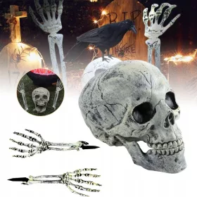  OSE CHELET DE HALLOWEEN INFERIOR CU CUIE DE GAUZĂ