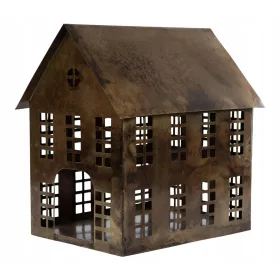  LANTERN HOUSE metal auriu 35x25cm