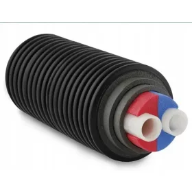   Uponor Ecoflex Varia Twin țeavă dublă preizolata 2 × 32 × 2,9/140 mm, 1 m