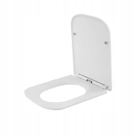  Scaun toaleta Gamma PORTO, polipropilena alba