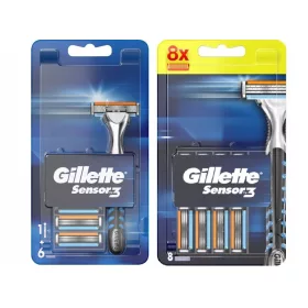  GILLETTE SENSOR3 aparat de ras pentru cartuse de ras 1 buc.