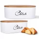  Cutie de paine Chomik Cook Line cu tabla, metal alb