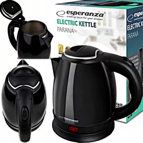    Fierbător electric Esperanza Spring 1350 W 1 l, argintiu/gri