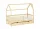  Pat din lemn PEPE Mobilier 90 x 200 cm, incolor