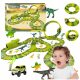  MEGA PISTA DE CURSE XXXL DINOSAUR DINO PARK FIGURINES TREX AUTO LOOP 260 ELEMENTE.