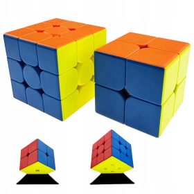    SET CUBURI 2x2 3x3 ORIGINAL PROFESIONAL STICLA REGLAT + GRATUIT