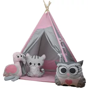    TIPI FLAMINGO CORT TEPEE +3 ANIMALE + STABILIZATOR COPII FATA