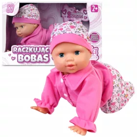  Papusa Natalia, bebelus târât, 32 cm