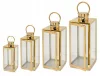 Set patru felinare din aur Sevico F43+F87 38-77 cm
