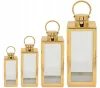 Set patru felinare din aur Sevico F43+F87 38-77 cm