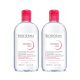 Bioderma Sensibio H2O Soluție Micelară pentru Piele Sensibilă 2 x 500ml