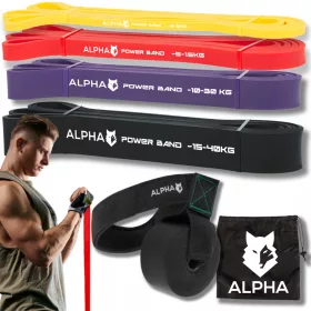  Un set de benzi de exerciții Alpha PB-01