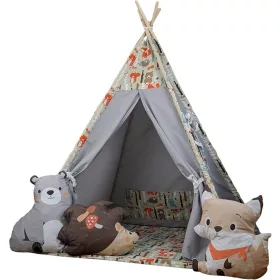   TIPI CORT DE POVME PĂDURĂ +3 ANIMALE + STABILIZATOR COPII COPII