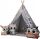  TIPI FOREST CUB TEEPEE CORT +3 ANIMALE + STABILIZATOR COPII COPII