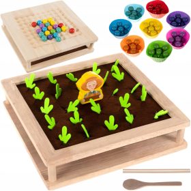    Joc de memorie Memory Farm Montessori Puzzle pentru copii Forme de memorie