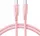  Joyroom USB tip C - cablu USB tip C 1 m roz