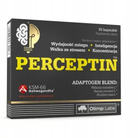  OLIMP Perceptin - Supliment pentru Vitalitate Mentală și Fizică, 30 Capsule
