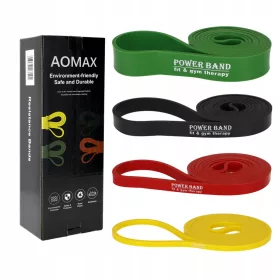  SET DE 4 EXERCIȚII DE REZISTENTĂ CU BANDA DE PUTERE