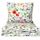 Set de lenjerie de pat din bumbac 100% polonez, 200x220 cm, cu 2 fețe de pernă bicolore
