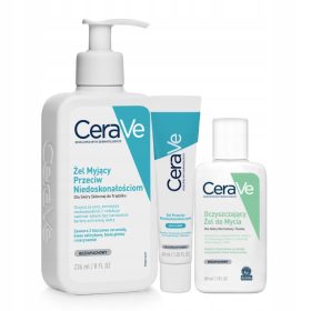   Set de Îngrijire Facială CeraVe pentru Pori Curățați și Reducerea Imperfecțiunilor